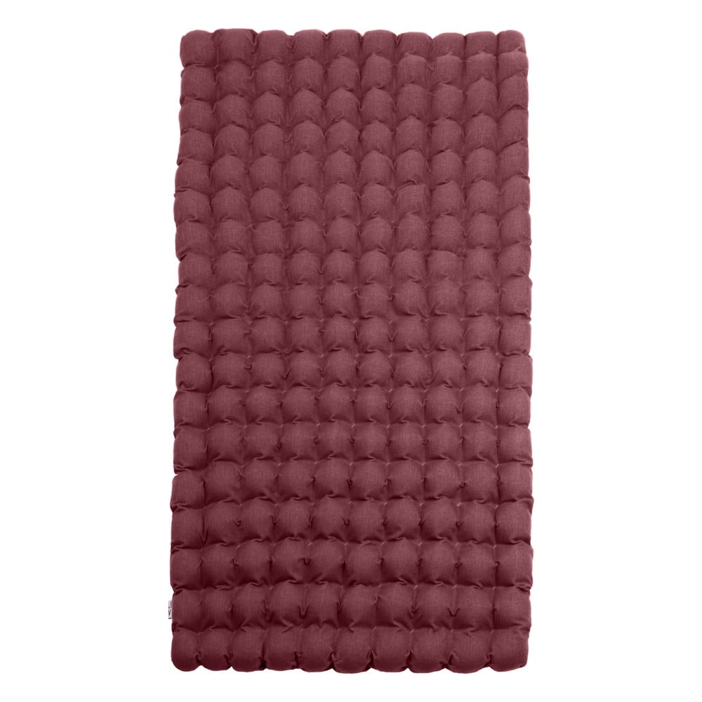 Červeno-fialový relaxačný masážny matrac Linda Vrňáková Bubbles 110 × 200 cm